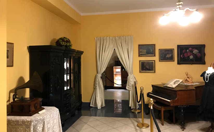 Living quarters in the Castle Museum near the Oświęcim market square